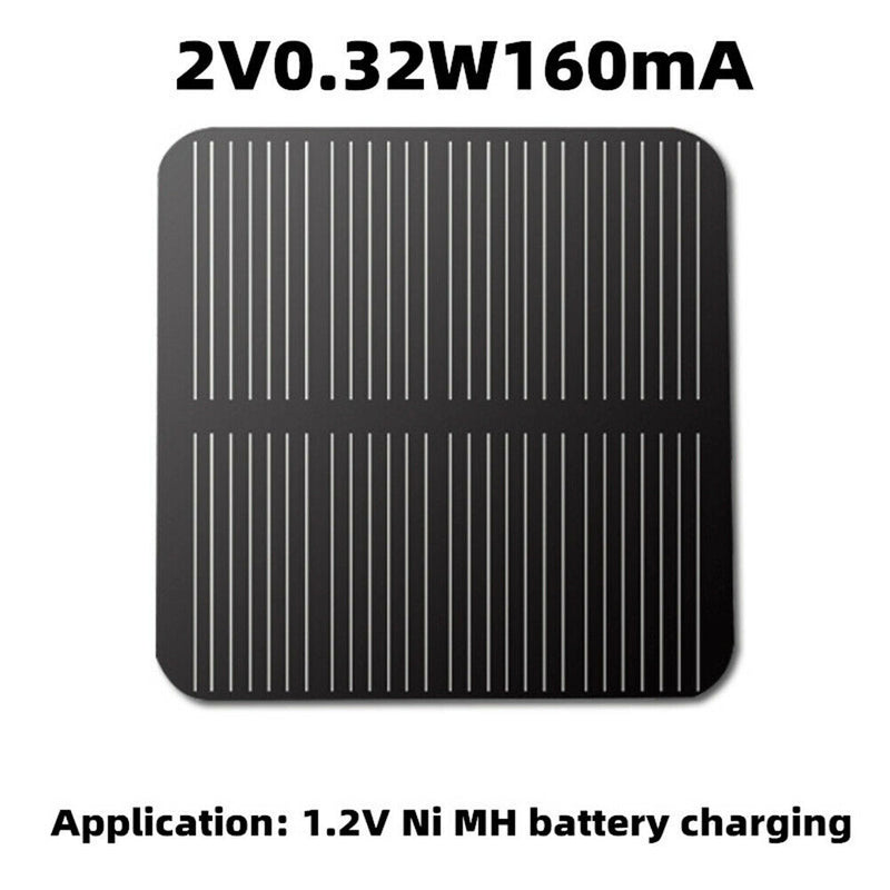 2V 0.32W 160mA Solar Panels DIY Charge Module Mini Polysilicon Solar Cell