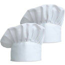 6 Pieces White Apron Set Unisex Adjustable Chef Hat Kitchen Baker Cook Apro