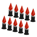 10 Pieces Universal Windscreen Windshield Bolts Screw Bolts Kit 5mm  Red