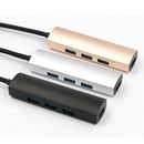 USB-C Type-C to 4 Port USB 3.0 HUB Adapter Connector Converter black