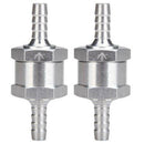 2x 8MM Non-Return One Way 5/16 inch Air Fuel Oil Check Valve crude oil engi D8U5