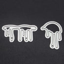 2pcs Drops of Blood Metal Cutting Dies Stencil Embossing Scrapbook Craft