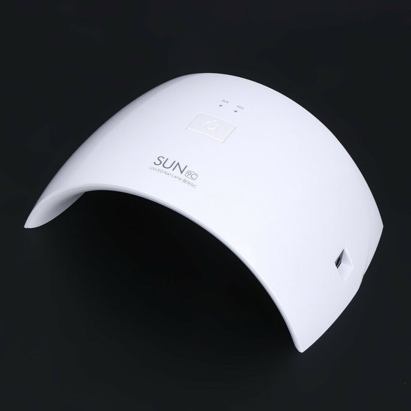Sun9s/9c Nail Dryer 24W UV Lamp White Light Timer Nail Lamp Curing UV LED