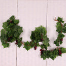 5x Creative Plastic Artificial Grape Leaves with Grapes, There are 90 Pairs