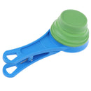 Pet Folded Cat Feeders Bowl Food Storage Spoon Sealing Clipper Dog Supplies BX