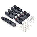 1 pairs 30A MC4 Male Female M/F Wire Cable Connector Set Solar Panel DC 10 BX
