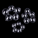 Bath bomb molds, christmas ball ornaments 3 Size with 15 set clear plastic    Z