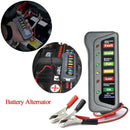 Car Digital Battery Load Tester Alternator Vehicle Battery Analyzer With 2 Clips