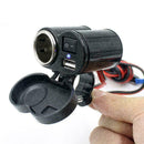 Waterproof 5V 2.1A Motorcycle Motorbike USB Power Supply Port Socket Y9G8 P T4N9