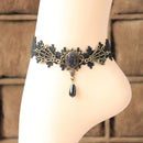 New Fashion Jewelry Chain Sexy Lace Beads Pendant Foot Anklets For Women Girl OZ
