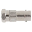 1pcs BNC Female to F Type Male RF Coaxial Cable Connector Metal Adapt,X