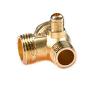 Air Compressor 3-Port Brass Male Threaded Check Valve Connector Tool A Cy