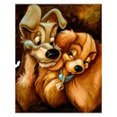 5D DIY Full Drill Diamond Painting Dog Cross Stitch Embroidery Mosaic Kit
