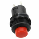 10 Pcs Latching Action SPST Round Red Push Button Switch AC 125V 3A U3X9