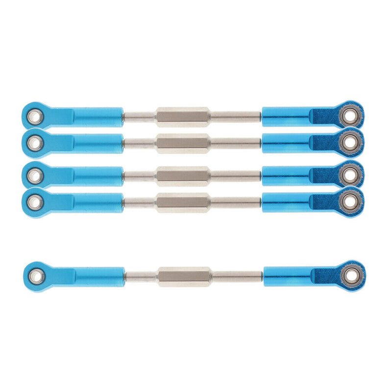 5pc Adjustable Servo Linkage Pulling Steering Rod for HSP 94762 94763 RC Car
