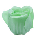 6 Pcs Green Scented Bath Soap Rose Petal in Heart type Box