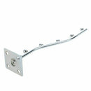 Wall Fixing Metal Clothes Towels Hanging Down Slant Bracket O6F6