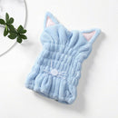 Hair Drying Towels Cute Bath Towel Wrap Ultra Soft Absorbent Hair Dry Hat Cap