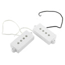 2PCS 4 String Noiseless Pickup Set For Precision P Bass Bridge Pickup Set