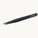 6pc ESD Safe Anti-Static Stainless Steel Tweezer Set Maintenance Tools Kit Black