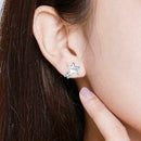 Moon Star Stone Stud Earrings Womens Girls Jewellery Z7Z3