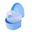 Denture Case,Denture Cup over Strainer,for Coolrunner Denture Bath Box Fals