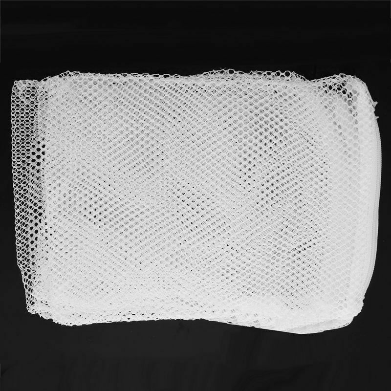 Aquarium Filter Media Fish Isolation Net Bag Pouch 21x15cm 6pcs X8Q4