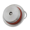 Stainless Steel Beer Keg Lid Threaded Homebrew Beer Growler Keg Lid Cap