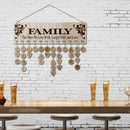 Wood Birthday Reminder Boards Plaque Sign Family &Friend DIY Calendar