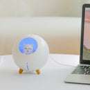 2Pcs Portable USB Mini Lovely Cat Humidifier Diffuser LED Night Light for Home