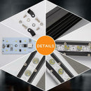 8 Inch 18W LED Work Light Bar Ultra Thin Waterproof Offroad Driving Lamp