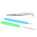 3pcs Paper Set Quilling Paper Tools Tweezer Needle Pins Slotted Pen Tool Kit BX