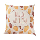 Fall Harvest Nuts Hello Autumn Throw Pillow Case flax Home Office Living Ro T5Z9