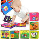Set of 6 Soft Textbooks, Suitable for children aged 3 months to 3 years, 10 H9S5