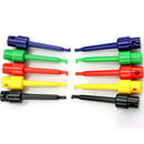 20pcs Large Size Round Single Hook Clip Test Probe for Electronic Testing TBX