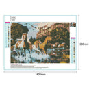 5D DIY Full Drill Diamond Painting Horse Cross Stitch Embroidery Mosaic Kit