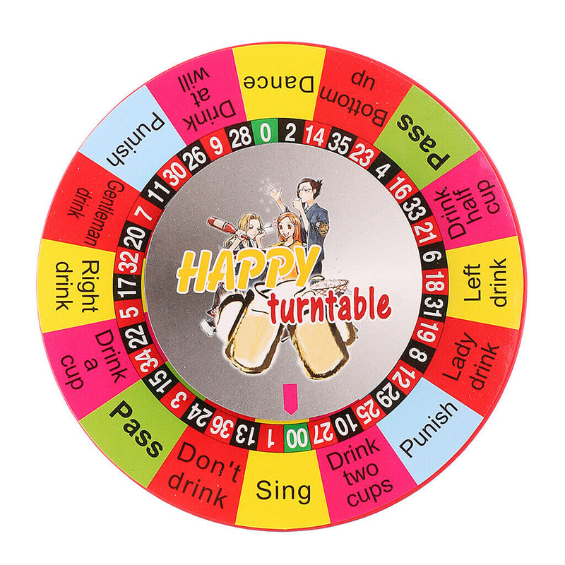 Electric Turntable Novelty Drinking Game Adults Bachelorette Party Supply