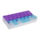 14 Slot Embroidery Diamonds Storage Box Clear Plastic Jewelry Organizer Case
