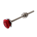 Red Quick Latch Twist Lock Push Button Billet Hood Pins Car 100mm 25mm