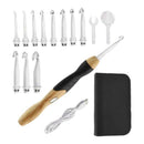 11 Sizes Lighted Crochet Hooks Set - Light Up Crochet Hooks,Rechargeable Cr M1K5