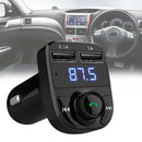 HY-82 Dual USB Car Bluetooth Hands-free MP3 Car Charger FM Transmitter
