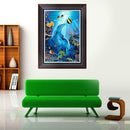 DIY 5D Diamond Painting Dolphins Embroidery Cross Stitch Ornament Crafts
