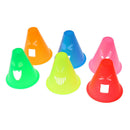 12Pcs Mix Color Expressions Style Roller Skating Skateboard Cones Pile Cup