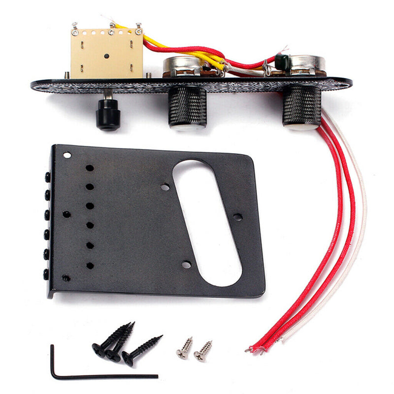 Metal Carving Electric Guitar Saddle Bridge Pickup Slot Set for Telecaster