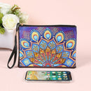 DIY Mandala Special Shaped Diamond Painting Wristlet Clutch Women Wallet