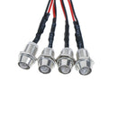 4 LED 5mm White Color Red Color LED Light Set for HSP RC Cars  JR
