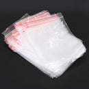 Clear Grip Self Press Seal Resealable Polythene Zip Lock Plastic Jewelry 10 J6O8