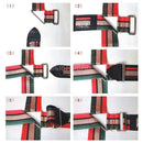 4.2m Cross Luggage Strap Belt Secure Durable for Travel Suitcase Baggage