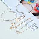 Ethnic Style Unique Animal Corner Heart Chain Bracelet Knot Bracelet Female