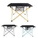 Aluminium Alloy Camping Folding Table Tavel Picnic Portable Desk Blue